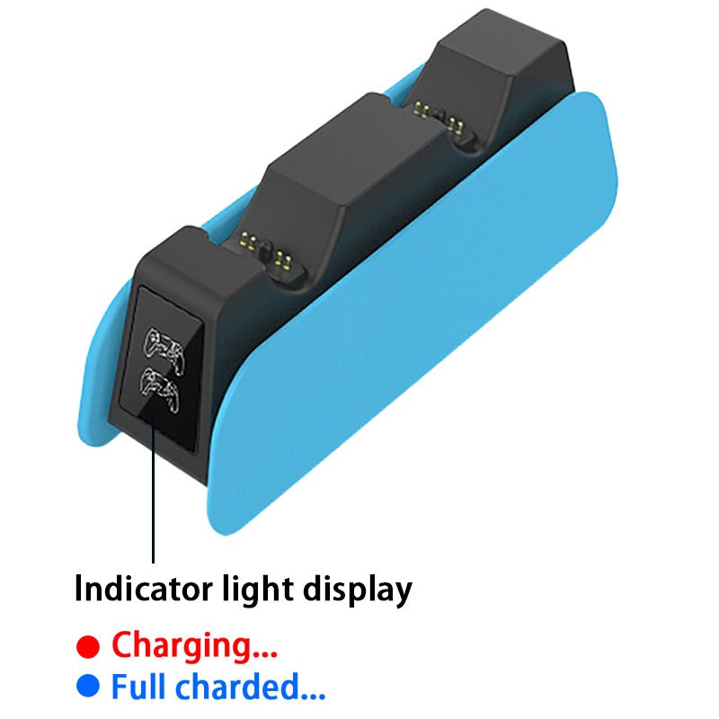 Suitable for PS5 wireless controller dual seat charging P5 controller charging dock with LED display PS5 headphone jack