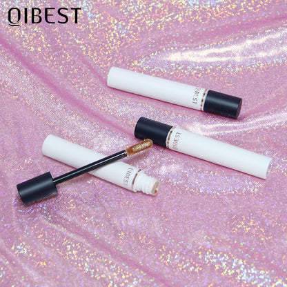 QIBEST Smoke Tube Eye Shadow Set Diamond Pearl Liquid Eye Shadow Shining Bright Eye Shadow Liquid