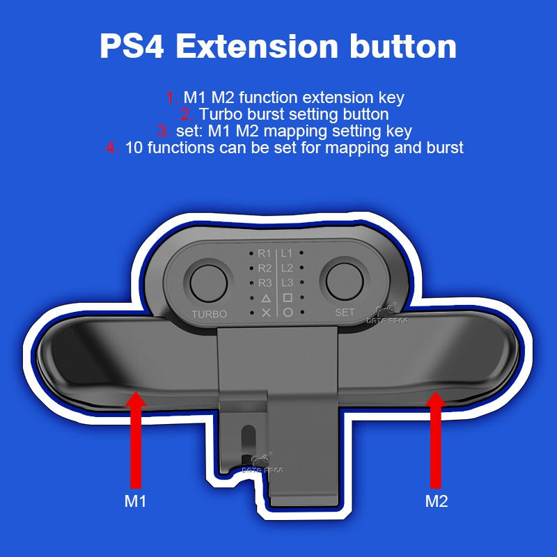 Suitable for PS4 controller back extension button PS4 slim/pro button extension programmable back button