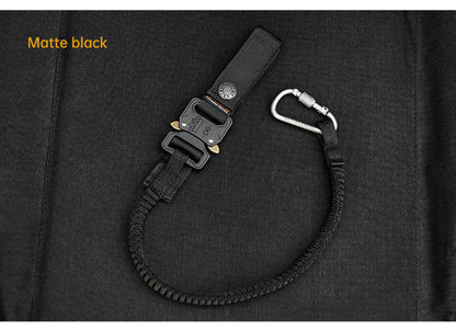 Func. tool rope, equip. tools, phone anti-loss hooks, bag & pant dec. ropes