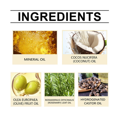 Rosemary Hair Care Essential Oil Soft Luster Hair Solid Dry Hair Fluffy Hair Care Scalp Essential Oil