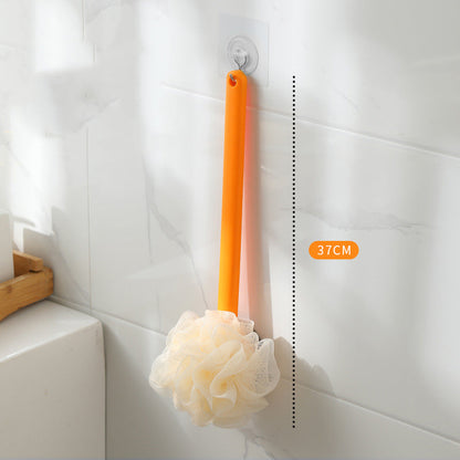 Japanese Style Bath Artifact Bath Towel Bath Brush Back Without Begging Long Handle Adult Soft Hair Bath Rub Back Brush