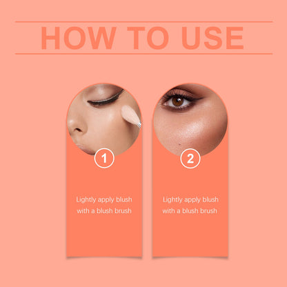 Butter Moisturizing Blush Nude Makeup Brightening And Expanding Color Long Lasting Matte Rouge Makeup