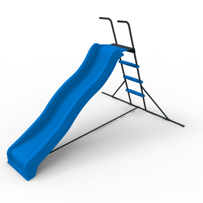 XSL003 2.2M kids plastic slide indoor Freestanding playground equipment children plastic slide kids indoor slide blue