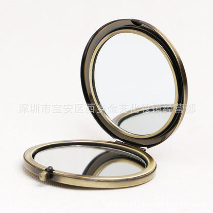 Mini Pocket Cosmetic Compact Mirror Foldable Double Sides Pocket Mirror Girl Beauty Tools