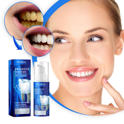 Teeth Whitening Mouthwash, Teeth Cleaning Teeth Yellow Stains Tartar Beauty Teeth Fresh Breath Oral Care