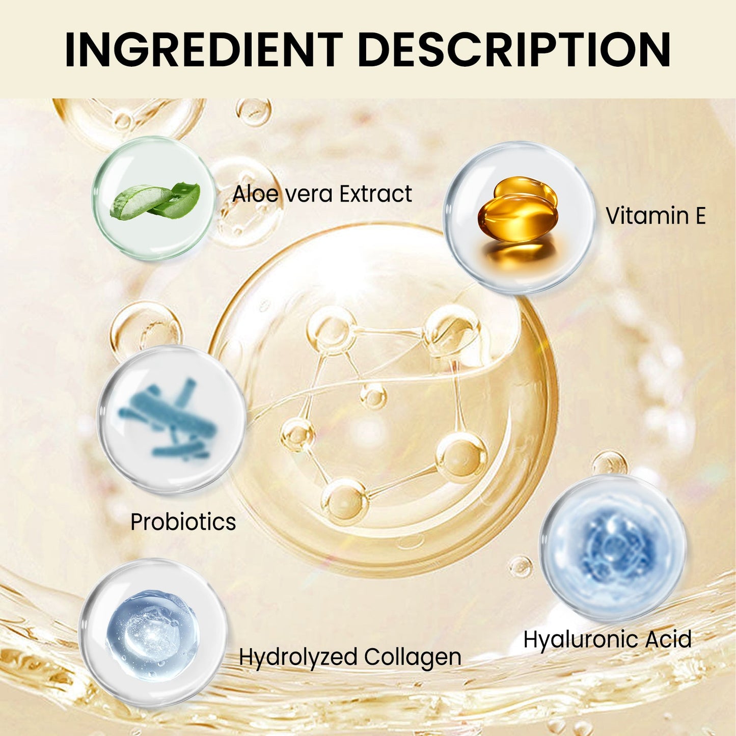 Collagen Anti-Aging Serum, Fade Fine Line Collagen Recombination Anti-Aging Serum