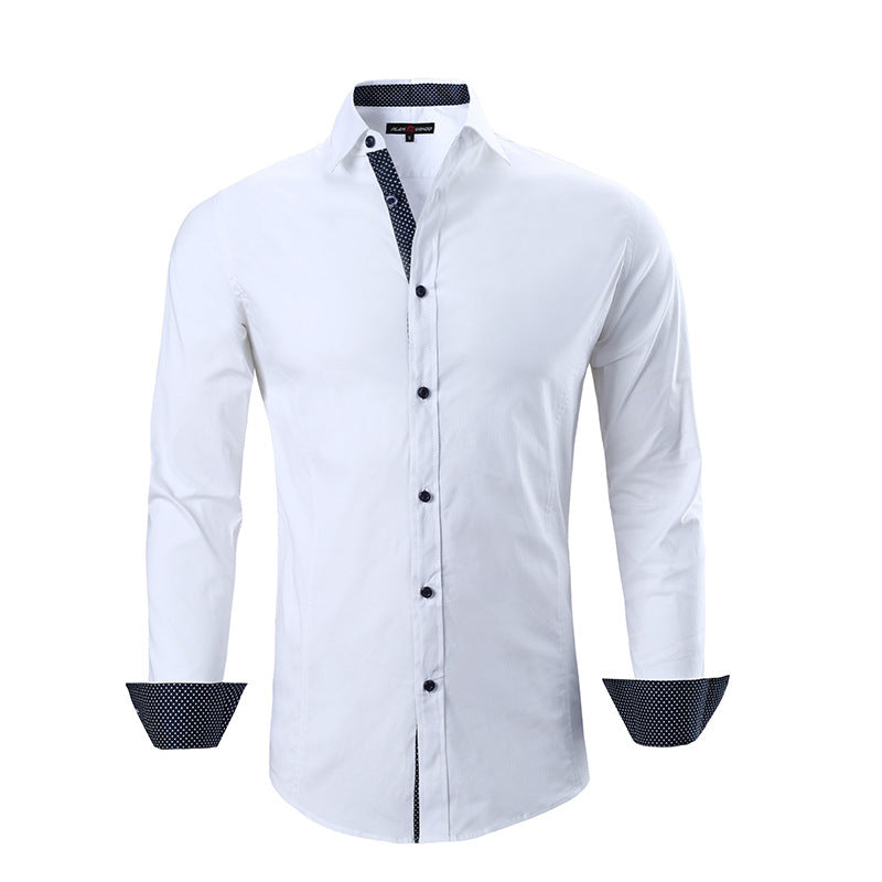 Men's Cotton Stretch Shirt Spring Autumn