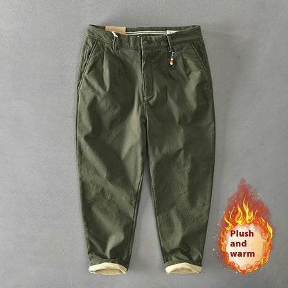 Men's Casual Harem Pants Fleece-lined Autumn Winter