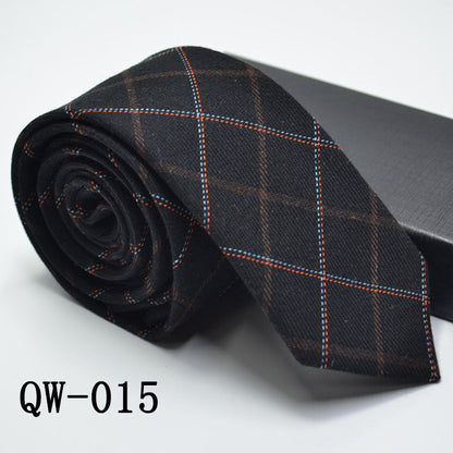 Men's Super Narrow Wool-like Elegant Tie
