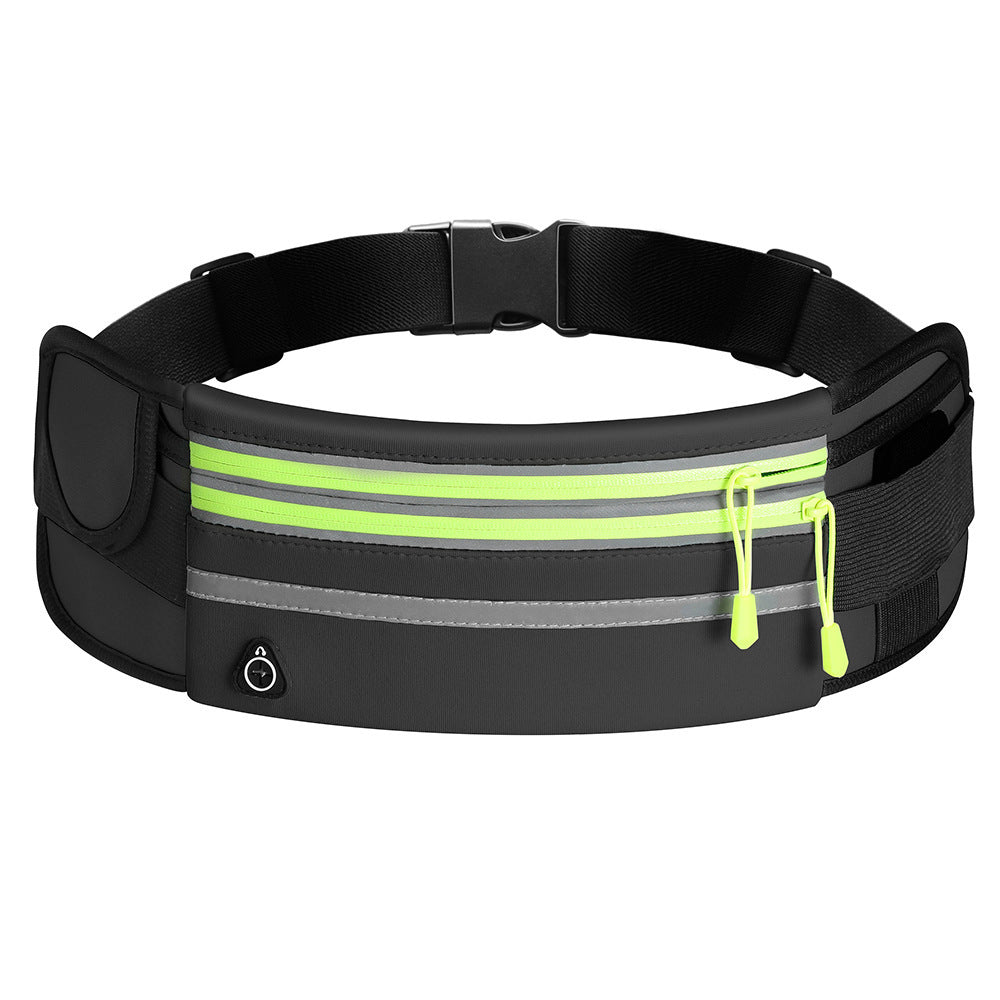 Waterproof Double Zippers Waist Bag