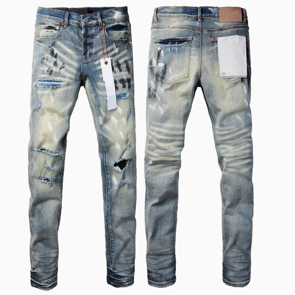 European American Street Retro Hip-hop Jeans