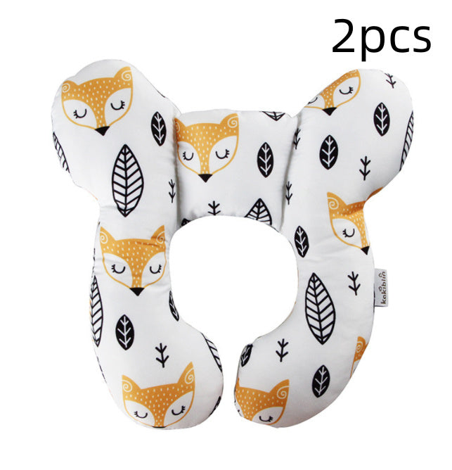 Infant Pillow  Baby Bed  U-Shaped Safety Seat  Neck Guard  Fixed Stereotyped Stroller Pillow