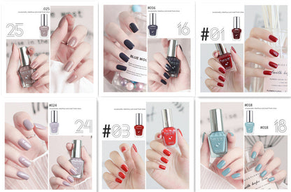 Water-Based Tear-Free Transparent Nail Polish