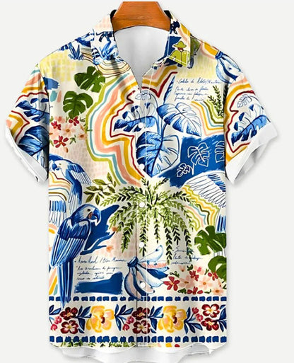 Men's 3D Printed Hawaiian Shirt Summer Vacation