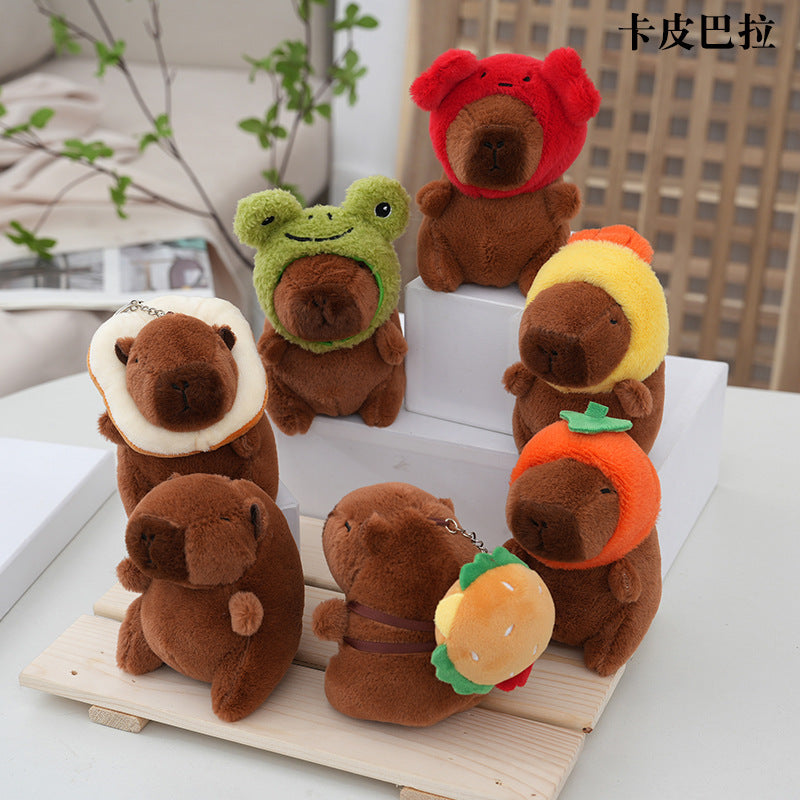 Capabala Figurine Doll Plush Toy Key Chain