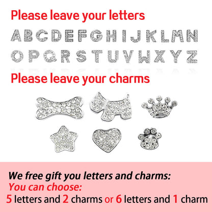 Personalized Cat Collar Rhinestone Puppy Small Dogs Collars