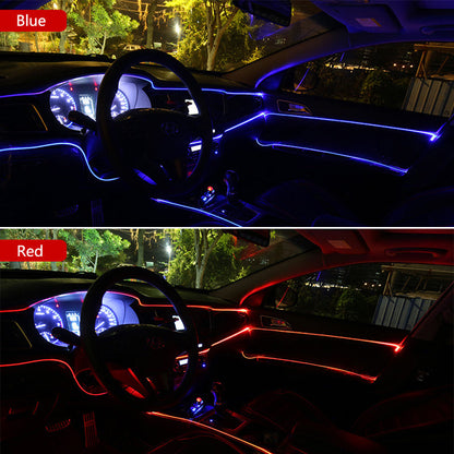 Car LED Neon Strip Lights 12V USB Waterproof