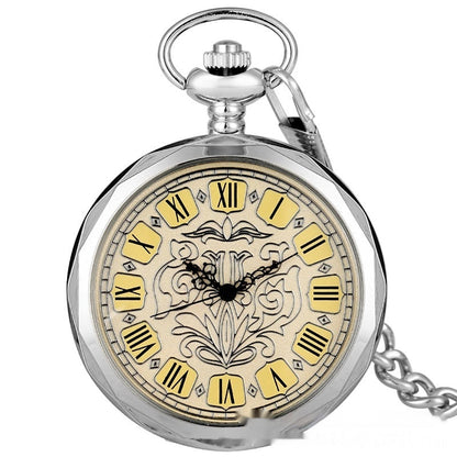 Roman Pattern Manual Pocket Watch
