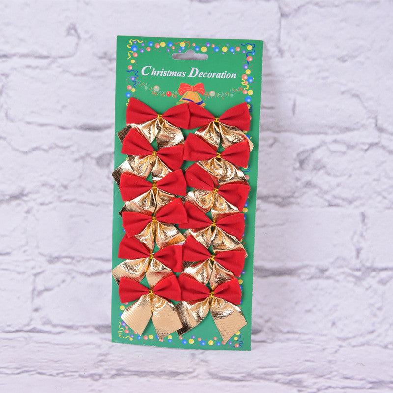 Christmas Tree Bow Ornament Decor
