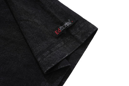 American Fashion Brand Washed Short Sleeve Shirt