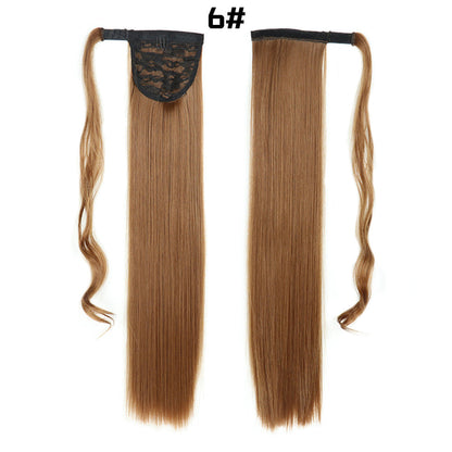 Long Straight Velcro Ponytail