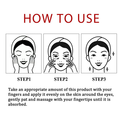 Retinol Firming Eye Cream Moisturizes Around Eyes, Tightens Skin, Lightens Fine Lines, Anti-Aging And Anti-Wrinkle Lift