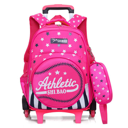 Waterproof Children's Trolley School Bag