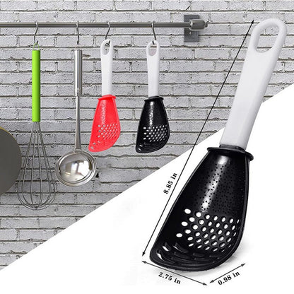 Grinding dish spoon mashing and draining water drain spoon grinding ginger and garlic spoon egg mixer mashed potatoes