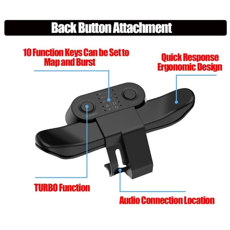 Suitable for PS4 controller back extension button PS4 slim/pro button extension programmable back button