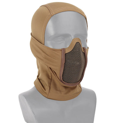 Tactical Full Face Cover Men Balaclava Quick Dry Headwear Face Protection Battle Neck Veil