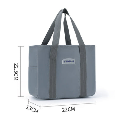 Simple style fresh ice pack commuter insulation lunch box bag lunch lunch bag