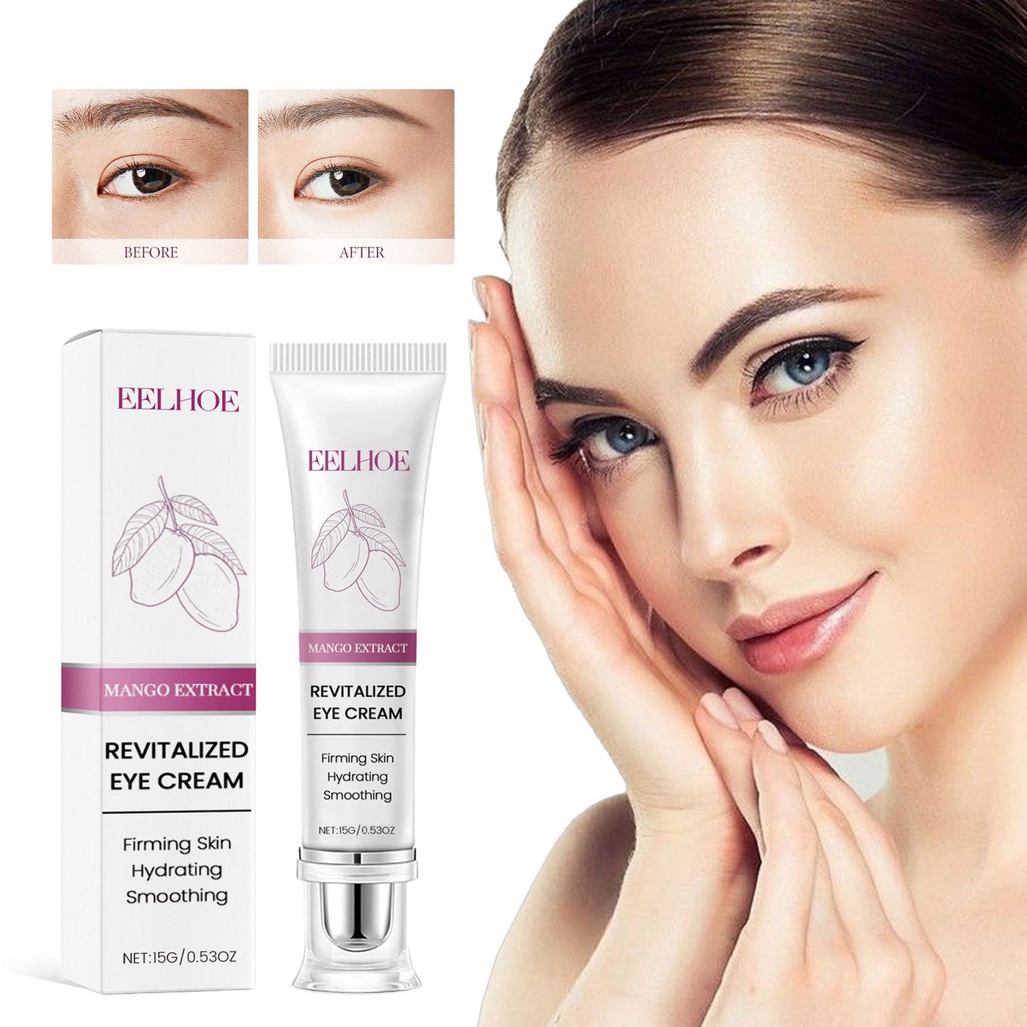 Mango Eye Cream Reduces Fine Lines Of Crow's Feet Bags And Gently Nourishes Elasticity And Tightens The Skin Around Eyes