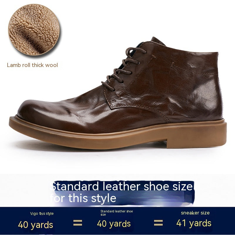 Short Business Casual High-top Martin Boots