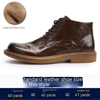 Short Business Casual High-top Martin Boots