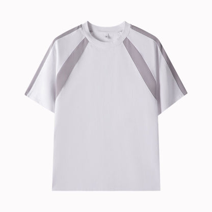 Double Yarn Cotton Round Neck Tee