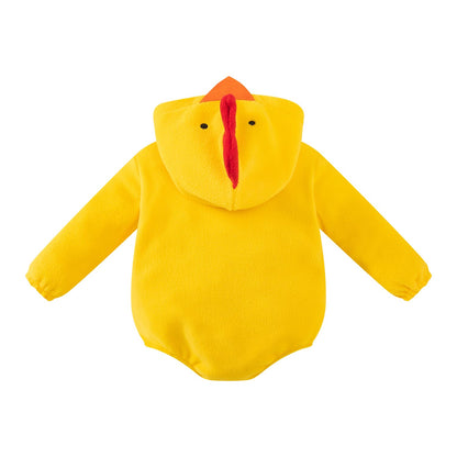 DANBAIEGG Infant Baby Chick Costume Bodysuit Halloween Yellow Size 0-6 Months