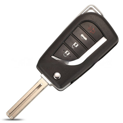 Folding Key Shell for Camry Highlander 4 Keys