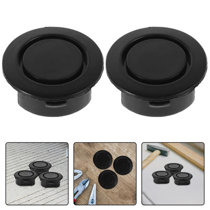 Homoyoyo 10PCS Car Rear Bumper Radar Hole Cover Plastic Plugs Black