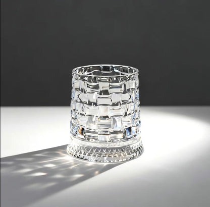 CrystalTwirl Rotating Drink Glass