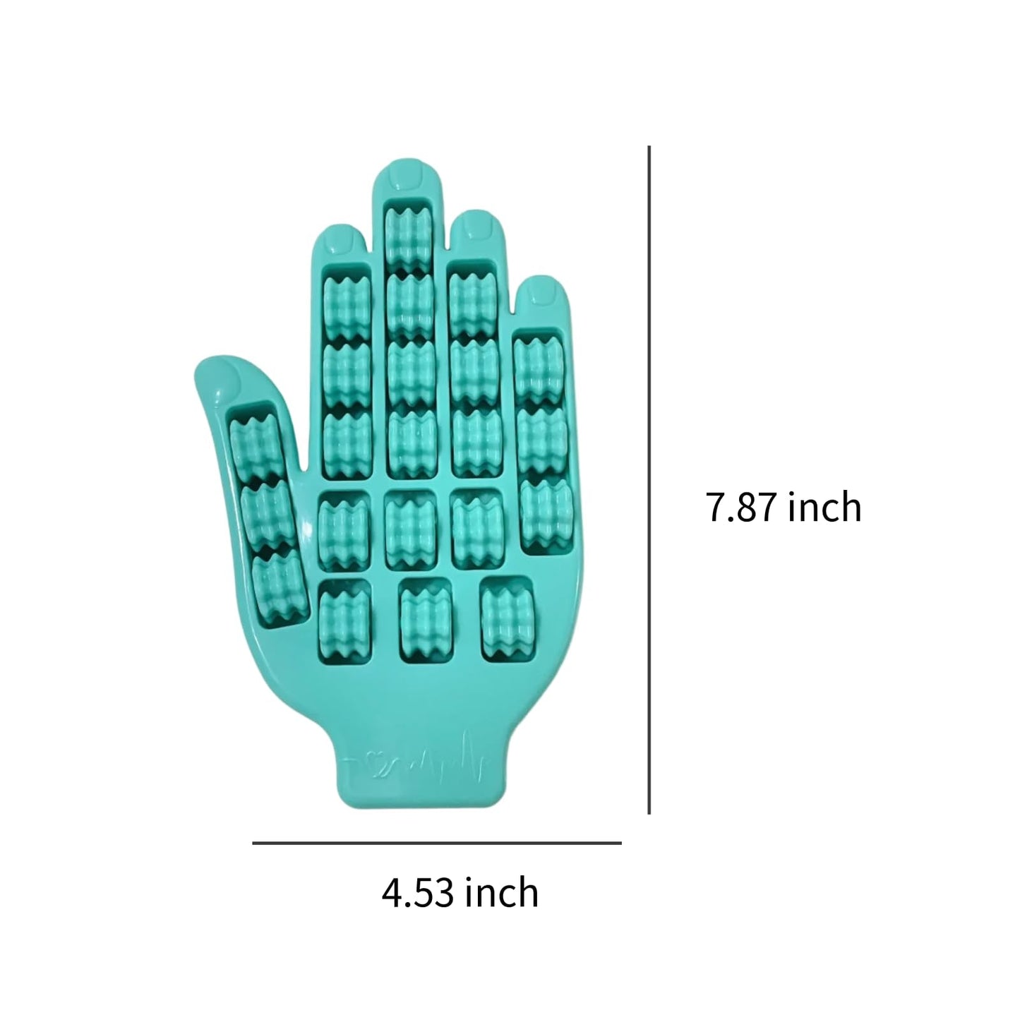 Hand Massager Finger Roller for Arthritis Carpal Tunnel Pain Relief Blue