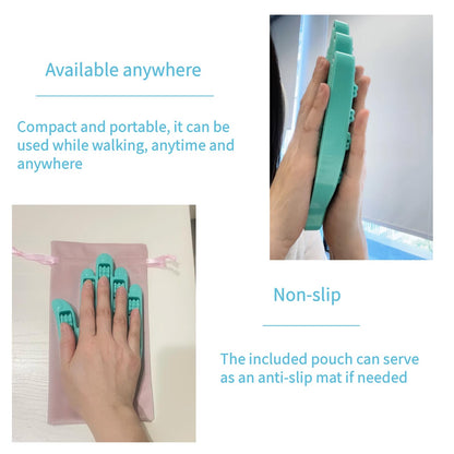 Hand Massager Finger Roller for Arthritis Carpal Tunnel Pain Relief Blue