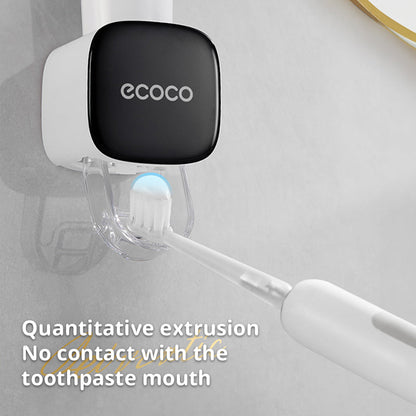 Wall - mounted Automatic Dust - proof Toothpaste Dispenser for Adults and Children - Bathroom Accessories Set