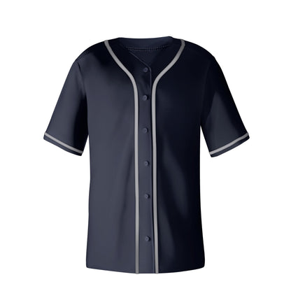 Aizqaoalk Baseball Jersey Men Short Sleeve Button Down Black Size 3X-Large