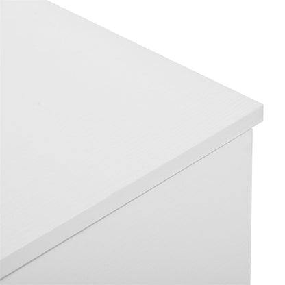 Modern White 9-Drawer Dresser for Bedroom - Ample Storage Wide Chest of Drawers, Sturdy & Safe