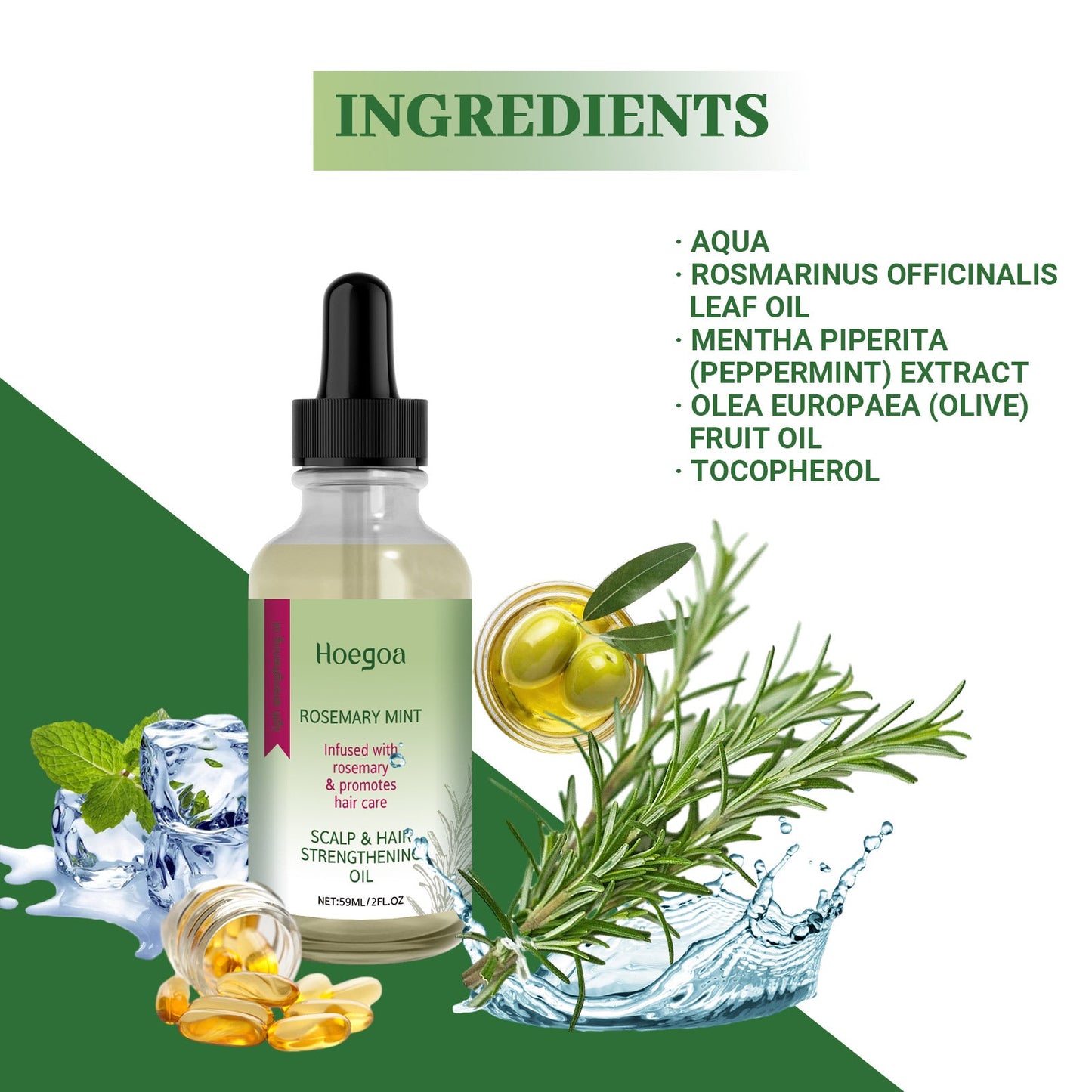 Scalp & Hair Strengthening Oil, Hair Thick Hair Solid Hair Soft Hair Dry Damaged Care