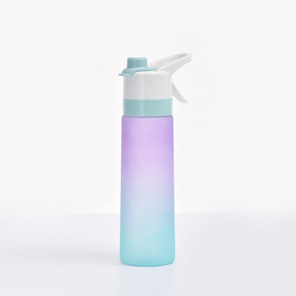 700ml frosted spray water cup outdoor sports kettle cooling water replenishment convenient advertising cup