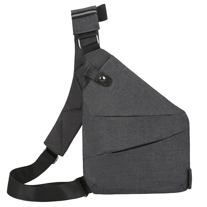 Multi functional sports waist bag single shoulder anti-theft bag lightweight and close fitting chest bag