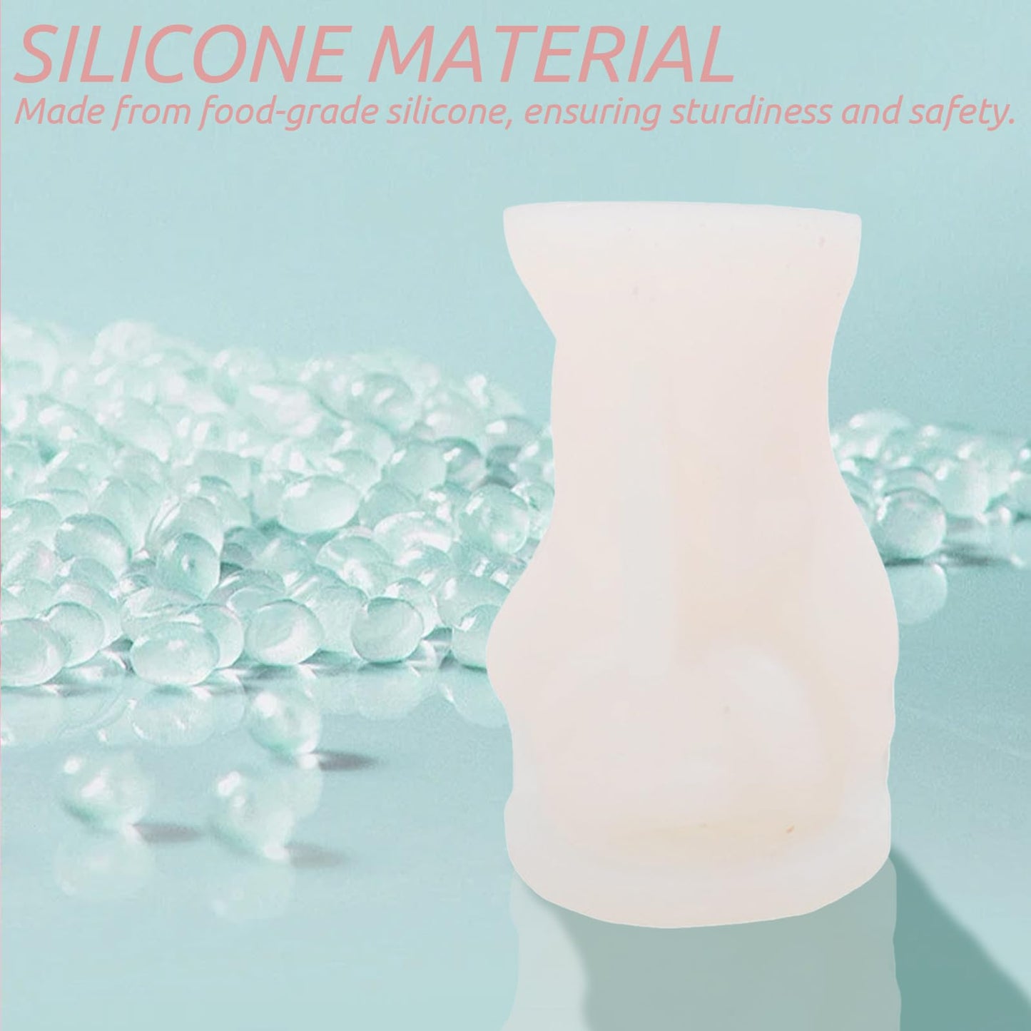 Couple Candle Silicone Mold Wax Melt Epoxy Resin Rose Soap DIY Craft
