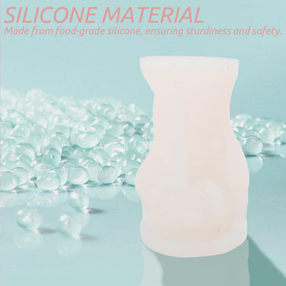 Couple Candle Silicone Mold Wax Melt Epoxy Resin Rose Soap DIY Craft
